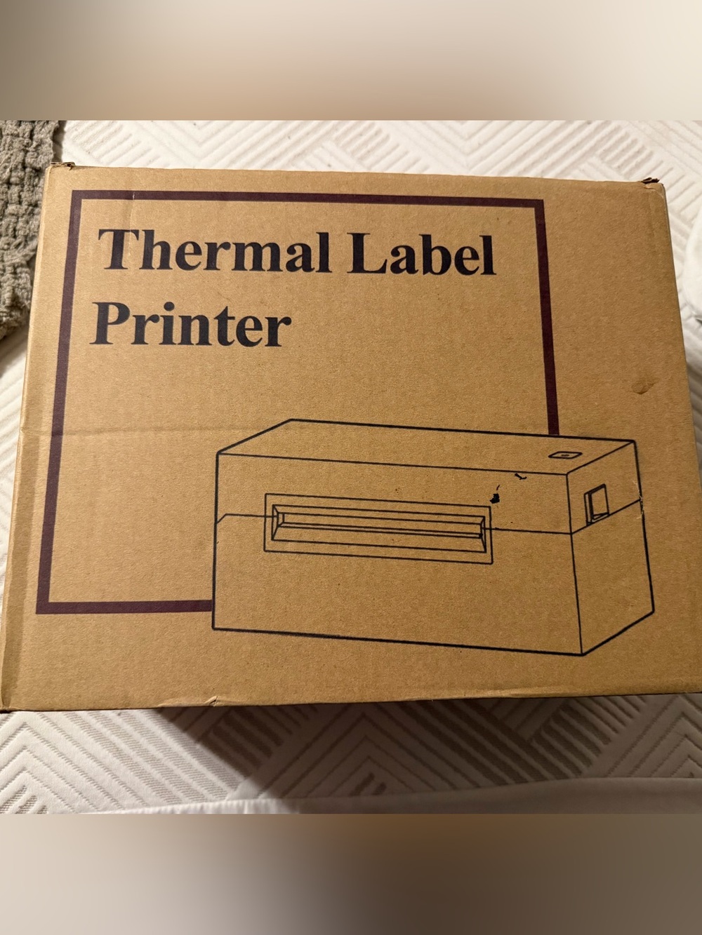 Thermal Label Printer - white
